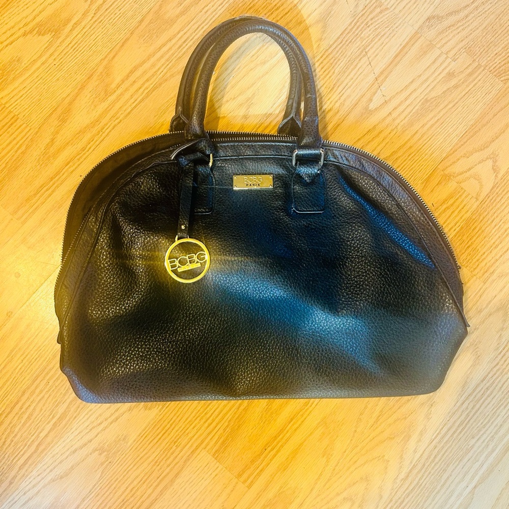 BCBG Black Leather Women's Bag